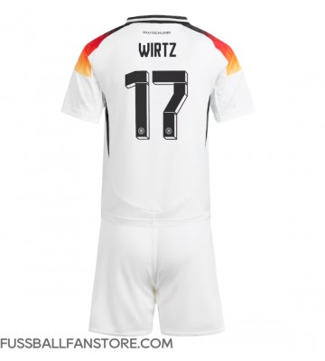 Deutschland Florian Wirtz #17 Replik Heimtrikot Kinder EM 2024 Kurzarm (+ Kurze Hosen)